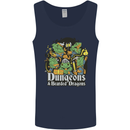 Dungeons & Dragons Role Play Games RPG Mens Vest Tank Top Navy Blue