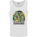 Dungeons & Dragons Role Play Games RPG Mens Vest Tank Top White