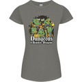 Dungeons & Dragons Role Play Games RPG Womens Petite Cut T-Shirt Charcoal