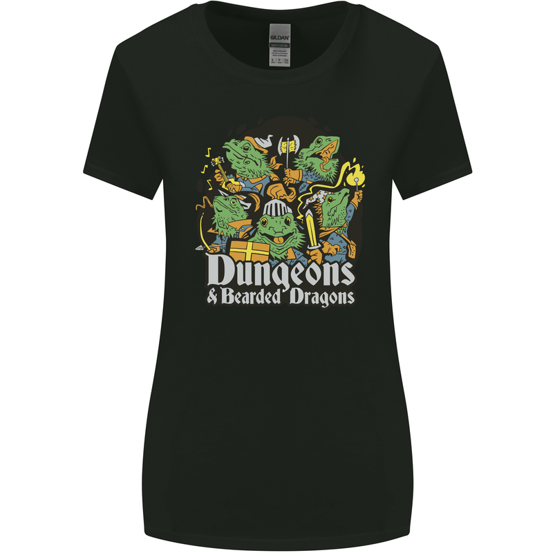 Dungeons & Dragons Role Play Games RPG Womens Wider Cut T-Shirt Black