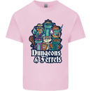 Dungeons & Ferrets Role Play Games RPG Kids T-Shirt Childrens Light Pink