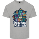 Dungeons & Ferrets Role Play Games RPG Kids T-Shirt Childrens Sports Grey