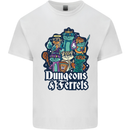 Dungeons & Ferrets Role Play Games RPG Kids T-Shirt Childrens White