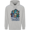 Dungeons & Ferrets Role Play Games RPG Mens 80% Cotton Hoodie Sports Grey