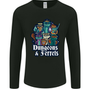 Dungeons & Ferrets Role Play Games RPG Mens Long Sleeve T-Shirt Black