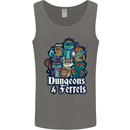 Dungeons & Ferrets Role Play Games RPG Mens Vest Tank Top Charcoal