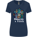Dungeons & Ferrets Role Play Games RPG Womens Wider Cut T-Shirt Navy Blue