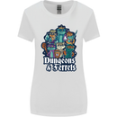 Dungeons & Ferrets Role Play Games RPG Womens Wider Cut T-Shirt White