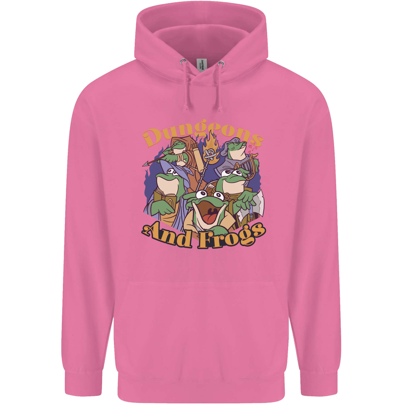 Dungeons & Frogs Role Play Games RPG Mens 80% Cotton Hoodie Azelea