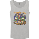 Dungeons & Frogs Role Play Games RPG Mens Vest Tank Top Sports Grey