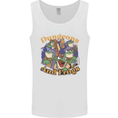 Dungeons & Frogs Role Play Games RPG Mens Vest Tank Top White