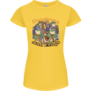 Dungeons & Frogs Role Play Games RPG Womens Petite Cut T-Shirt Yellow