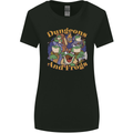 Dungeons & Frogs Role Play Games RPG Womens Wider Cut T-Shirt Black
