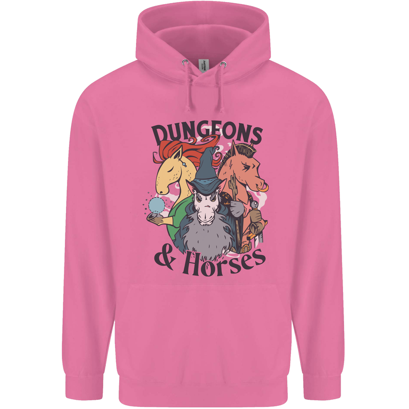 Dungeons & Horses Role Play Games RPG Mens 80% Cotton Hoodie Azelea