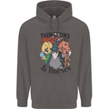 Dungeons & Horses Role Play Games RPG Mens 80% Cotton Hoodie Charcoal