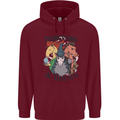 Dungeons & Horses Role Play Games RPG Mens 80% Cotton Hoodie Maroon