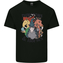 Dungeons & Horses Role Play Games RPG Mens Cotton T-Shirt Tee Top Black
