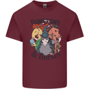 Dungeons & Horses Role Play Games RPG Mens Cotton T-Shirt Tee Top Maroon