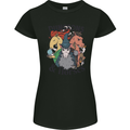 Dungeons & Horses Role Play Games RPG Womens Petite Cut T-Shirt Black