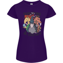 Dungeons & Horses Role Play Games RPG Womens Petite Cut T-Shirt Purple