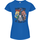 Dungeons & Horses Role Play Games RPG Womens Petite Cut T-Shirt Royal Blue