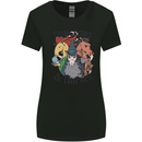 Dungeons & Horses Role Play Games RPG Womens Wider Cut T-Shirt Black