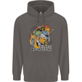 Dungeons & Lizards Role Play Games RPG Mens 80% Cotton Hoodie Charcoal