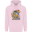 Dungeons & Lizards Role Play Games RPG Mens 80% Cotton Hoodie Light Pink