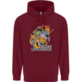 Dungeons & Lizards Role Play Games RPG Mens 80% Cotton Hoodie Maroon