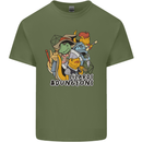 Dungeons & Lizards Role Play Games RPG Mens Cotton T-Shirt Tee Top Military Green