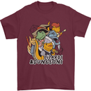Dungeons & Lizards Role Play Games RPG Mens T-Shirt 100% Cotton Maroon
