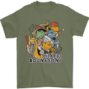 Dungeons & Lizards Role Play Games RPG Mens T-Shirt 100% Cotton Military Green