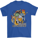 Dungeons & Lizards Role Play Games RPG Mens T-Shirt 100% Cotton Royal Blue