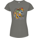 Dungeons & Lizards Role Play Games RPG Womens Petite Cut T-Shirt Charcoal