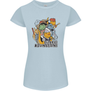 Dungeons & Lizards Role Play Games RPG Womens Petite Cut T-Shirt Light Blue