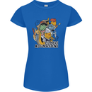Dungeons & Lizards Role Play Games RPG Womens Petite Cut T-Shirt Royal Blue