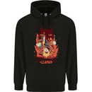 Dungeons & Llamas Role Play Games RPG Mens 80% Cotton Hoodie Black