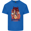Dungeons & Llamas Role Play Games RPG Mens Cotton T-Shirt Tee Top Royal Blue