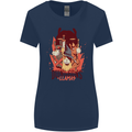 Dungeons & Llamas Role Play Games RPG Womens Wider Cut T-Shirt Navy Blue