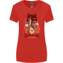 Dungeons & Llamas Role Play Games RPG Womens Wider Cut T-Shirt Red