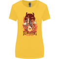 Dungeons & Llamas Role Play Games RPG Womens Wider Cut T-Shirt Yellow