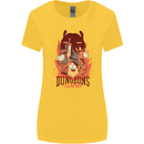 Dungeons & Llamas Role Play Games RPG Womens Wider Cut T-Shirt Yellow