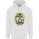 Dungeons & Panda Bears Role Play Games RPG Mens 80% Cotton Hoodie White
