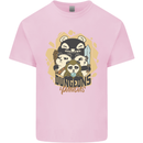 Dungeons & Panda Bears Role Play Games RPG Mens Cotton T-Shirt Tee Top Light Pink