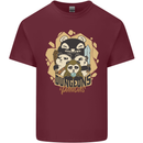 Dungeons & Panda Bears Role Play Games RPG Mens Cotton T-Shirt Tee Top Maroon