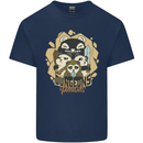 Dungeons & Panda Bears Role Play Games RPG Mens Cotton T-Shirt Tee Top Navy Blue