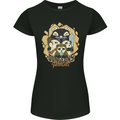 Dungeons & Panda Bears Role Play Games RPG Womens Petite Cut T-Shirt Black