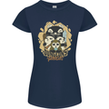 Dungeons & Panda Bears Role Play Games RPG Womens Petite Cut T-Shirt Navy Blue