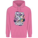 Dungeons & Sharks Role Play Games RPG Mens 80% Cotton Hoodie Azelea