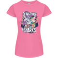 Dungeons & Sharks Role Play Games RPG Womens Petite Cut T-Shirt Azalea